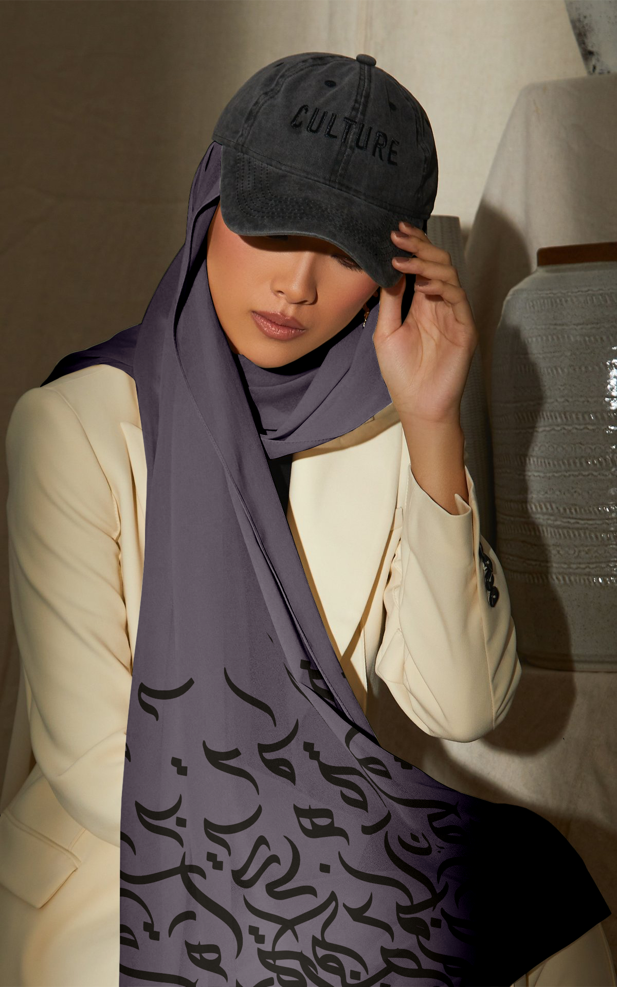 Huruf- Dusty Lavender